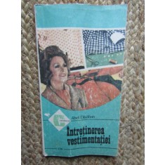 INTRETINEREA VESTIMENTATIEI - ABEL DARABAN, 1988, 150 pagini