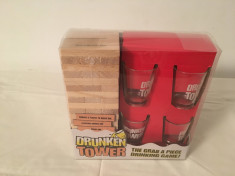 Jenga Drinking Set. Drunken Tower. Sigilat! foto