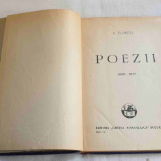 Carte de colectie anul 1927 POEZII - A. Vlahuta - Ed. Cartea Romaneasca