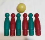 POPICE set din plastic, jucarie romaneasca veche de colectie, anii 1970