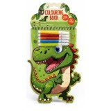 Carte de colorat Grafix, 20 file Dino