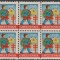 1945 SUA - Bloc de 10 vignete de Craciun + Campanie Anti Tuberculoza, TBC