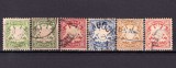 Cumpara ieftin ✅ (S35) Germania veche - Bavaria/Bayern 1876 " Stema embosata " serie completa Mi. 37/42 filigran linii ondulate , cota Michel 40 &euro; , stampilat