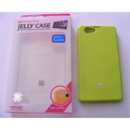 Husa Mercury Jelly Sony Xperia Z1 Compact Lime Blister