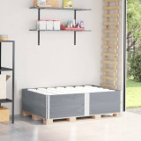 Cumpara ieftin Gossi rame pentru paleti 2 buc. gri 150x100 cm lemn masiv de pin