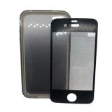 Cumpara ieftin Husa telefon Silicon + Folie iPhone 4 clear grey Orbyx Flexi