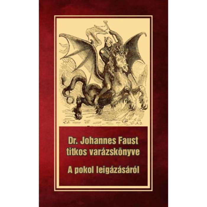 Dr. Johannes Faust titkos var&aacute;zsk&ouml;nyve - A pokol leig&aacute;z&aacute;s&aacute;r&oacute;l - Dr. Johannes Faust