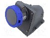 Conector alimentare AC, IEC 60309, IP67, 16A, 250V AC, 3 pini, AMPHENOL - 2CMA101213R1000