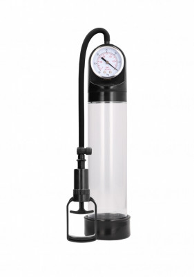 Pompa Penis PUMPED pentru erectie cu manometru avansat PSI - cilindru transparent foto