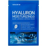 Masca ampoule hidratanta tip servetel cu acid hialuronic, 25g, Some By Mi