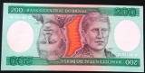 Cumpara ieftin Bancnota 200 CRUZEIROS - BRAZILIA, anul 1984 *cod 881 = UNC!