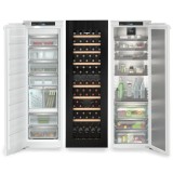 Combina frigorifica incorporabila Side by Side Liebherr IXRFW 5173 Peak, BioFresh, NoFrost, 786 l, Vitrina vinuri-TipOpen, Sertare OpenStage, IceTower