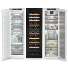 Combina frigorifica incorporabila Side by Side Liebherr IXRFW 5173 Peak, BioFresh, NoFrost, 786 l, Vitrina vinuri-TipOpen, Sertare OpenStage, IceTower