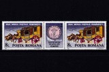 RO 1991 LP 1271 &quot;Ziua marcii postale romanesti&quot; , pereche H vinieta centru ,MNH, Nestampilat