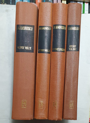 M. Eminescu - OPERE - vol. X, XI, XII, XIII foto