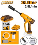 Aparat de Spalat cu Presiune 20V 24.8bar Debit 2.8L/min Furtun 6m Auto-Stop CPWLI20362E cu Acumulator 2Ah si Incarcator