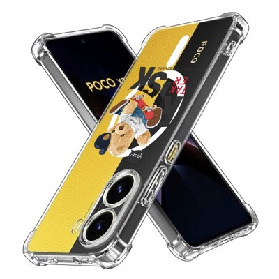 Husa antisoc pentru xiaomi poco x7 pro - airbag tpu, col&amp;Egrave;uri ranforsate - risk taker foto