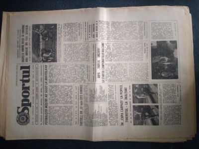 ZIARUL SPORTUL 29 NOIEMBRIE 1983 foto