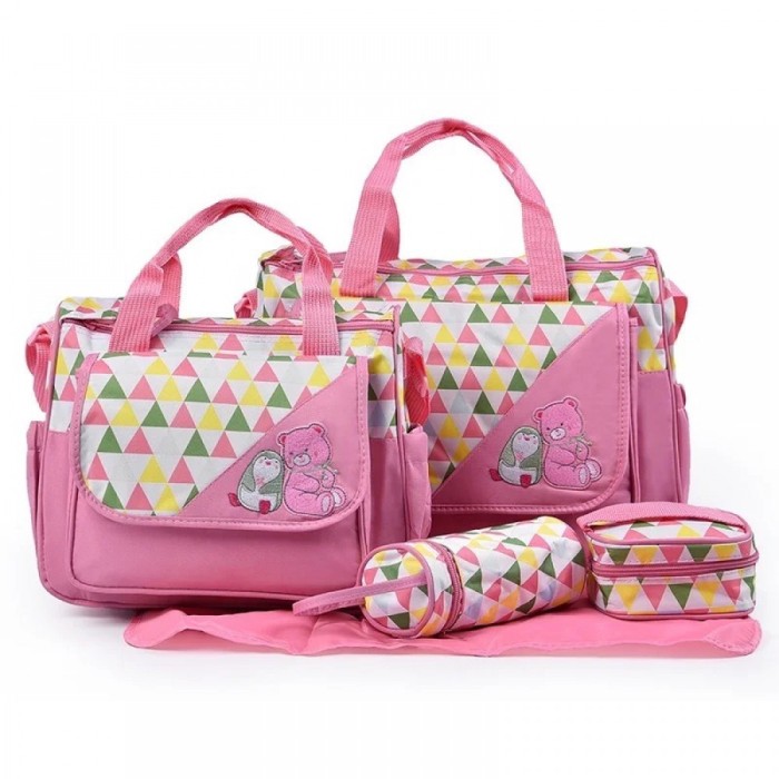 Geanta pentru mamici Mama Bag Natura Roz