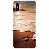 Husa silicon pentru Xiaomi Mi 8 Pro, Sunset Foamy Beach Wave