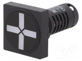 Indicator pozi&Aring;&pound;ie 22mm SPAMEL PK22 -25&Atilde;&middot;70&Acirc;&deg;C IP54 24VAC 24VDC