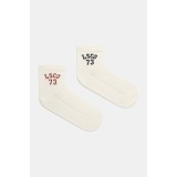 Levi&#039;s sosete 2-pack culoarea bej, 37157-1221
