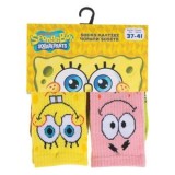 Șosete Sportive Multicolor cu Design SpongeBob &amp; Patrick pentru Bărbați - 2 Pere, CMCLASS