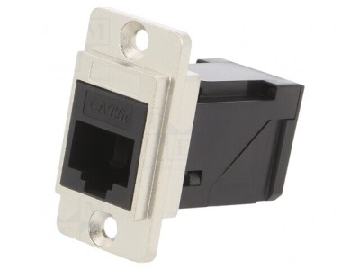 Adaptor DUALSLIM UTP Cat 5e 29mm 8P8C foto