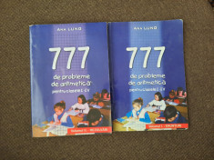 ANA LUNG 777 DE PROBLEME DE ARITMETICA PENTRU CLASELE I-IV VOL 2 VOLUME P1 foto