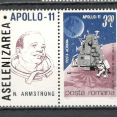 Romania.1969 Posta aeriana-Cosmonautica Apollo 11 YR.427