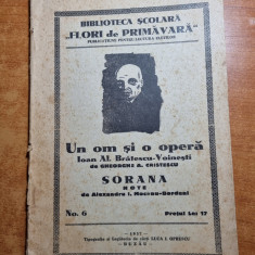 revista scolara - flori de primavara 1937 - ion al.bratescu voinesti
