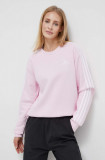 Adidas bluză femei, culoarea roz, cu imprimeu IM0209