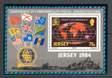 Jersey.1984 Conferinta postala Commonwealth-Bl. GJ.36, Nestampilat