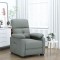 vidaXL Fotoliu rabatabil electric, gri &icirc;nchis, material textil 3073803