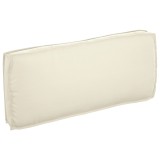 vidaXL Pernă pentru șezut / spătar din paleți Crem 120 x 50 x 12 cm