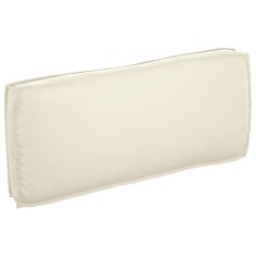 vidaXL Pernă pentru șezut / spătar din paleți Crem 120 x 50 x 12 cm 42001550