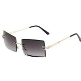 Ochelari de soare dreptunghiulari fara rama unisex Techsuit, 16031-C1