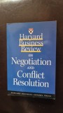 Harvard business review on negotiation and conflict resolution