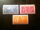 Serie Romania 1932 , Al IX-lea Congres International de Istoria Medicinei , 3 valori