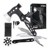 Unealta de supravietuire 17-in-1, model &quot;black axe multi-tool&quot; pentru camping, calatorii, offroad, atv, ssv, model avx-wt-mt-pro-7