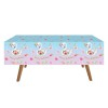 Fata de Masa Petrecere Fetite Lebede, Multicolor, 180x120 cm, Plastic, Happy Birthday, Decoratiuni Evenimente