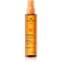 Nuxe Sun Tanning Sun Oil Ulei de plaja pentru fata si corp SPF 10 150 ml