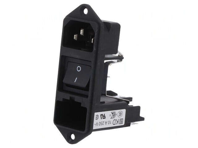 Conector Alimentare AC 10A 250V IEC 60320