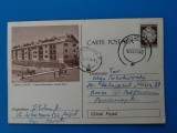CPIB 23274 CARTE POSTALA - ORASUL STALIN. CARTIERUL MUNCITORESC &quot;STEAGUL ROSU&quot;, CIRCULATA, 1958, STAMPILE, TIMBRU