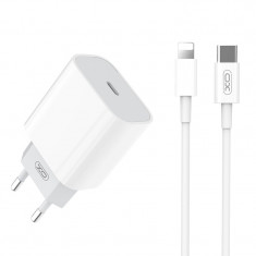 Incarcator Retea cu cablu Lightning Dudao L77, 1 X USB Tip-C, Quick Charge, 20W, Alb