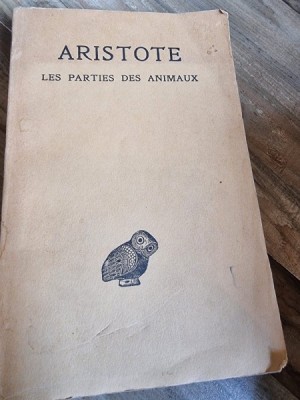 Aristote - Les Parties des Animaux foto
