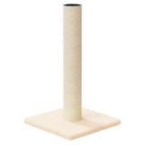 Cumpara ieftin Stalp de zgariere pentru pisici, crem, 22x22x45 cm