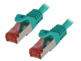 Cablu Patch S/FTP Cat6 Verde 1.5m, Logilink