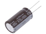Condensator electrolitic low ESR 470uF 100VDC