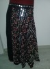 Fusta Lunga Vintage Paiete Margele Banuti Dama Talie 88cm Veche